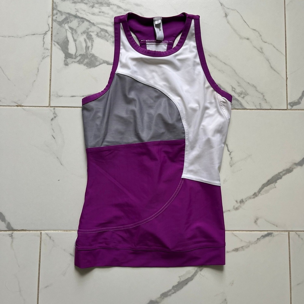 Adidas Stella McCartney athletic racerback tank top sz medium